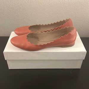 Chloe waves ballerina dark pink 37